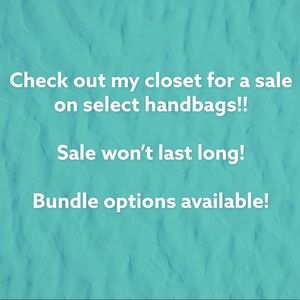 🔥Sale on handbags!!🔥